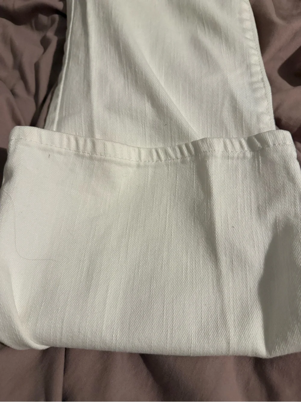 Levi's Women's White Boot Cut Jeans - Classic White Denim